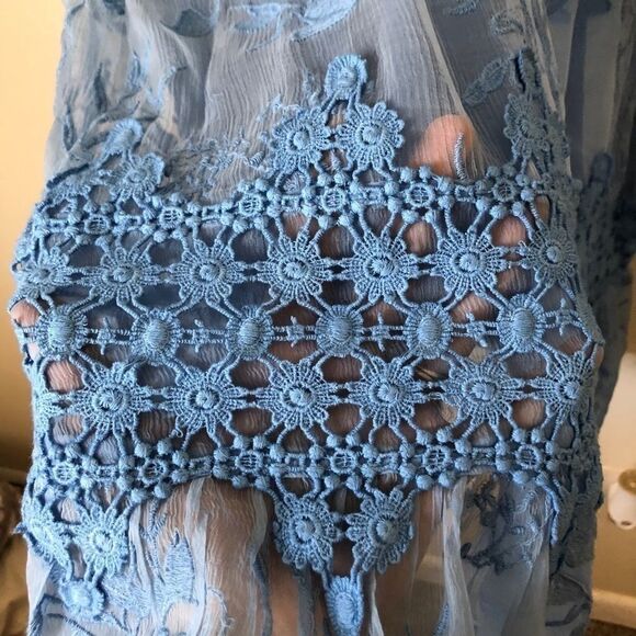 Anthropologie Ranna Gill Veronica Lace Midi Dress - Picture 4 of 9